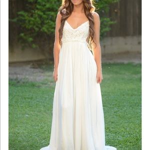 Shein White Maxi Dress
